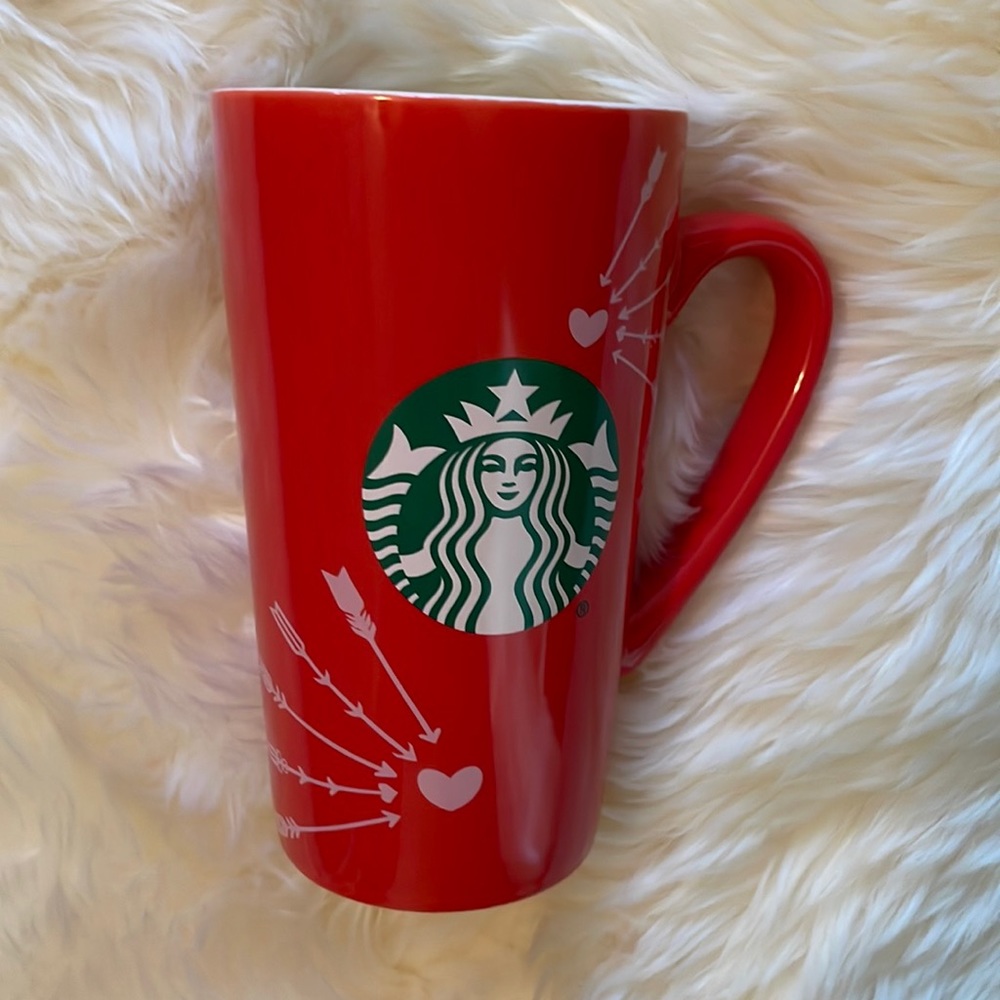 Starbucks Red Heart Mug 16oz Grande